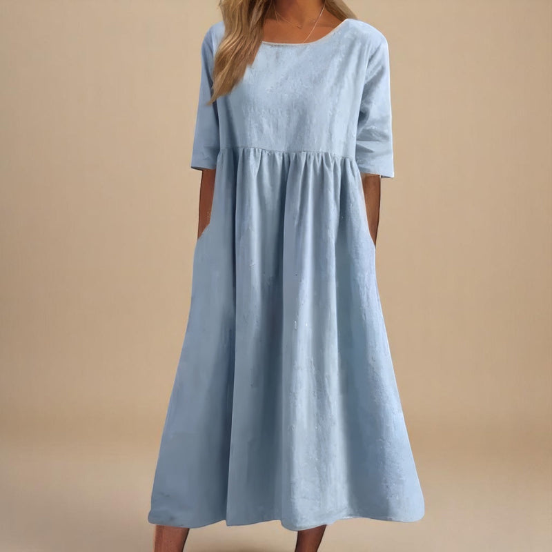 Lila | Robe Taille Marquée