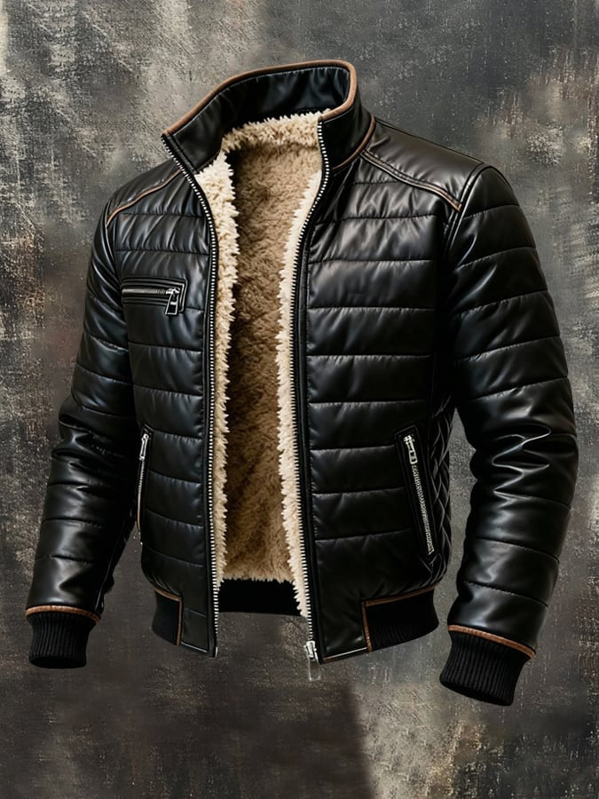 Victor™ | Veste Col Montant Raffinée