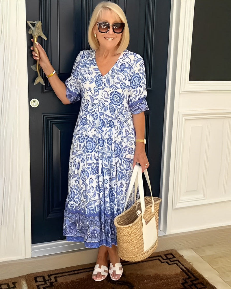 Lila | Robe Silhouette Sublimée