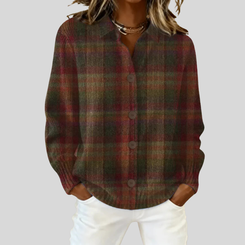 Lila | Cardigan Dos Lisse
