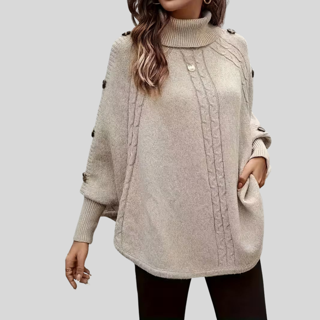 Norelle™ | Pull à Col Montant en Maille
