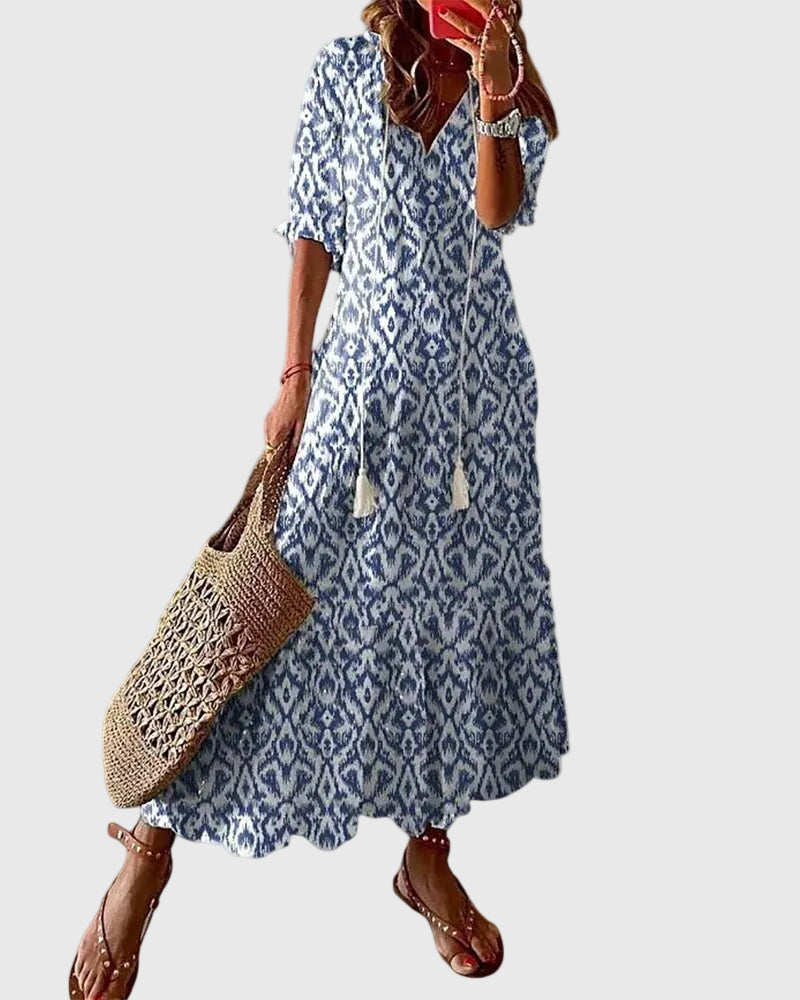 Lila | Robe Ventre Plat