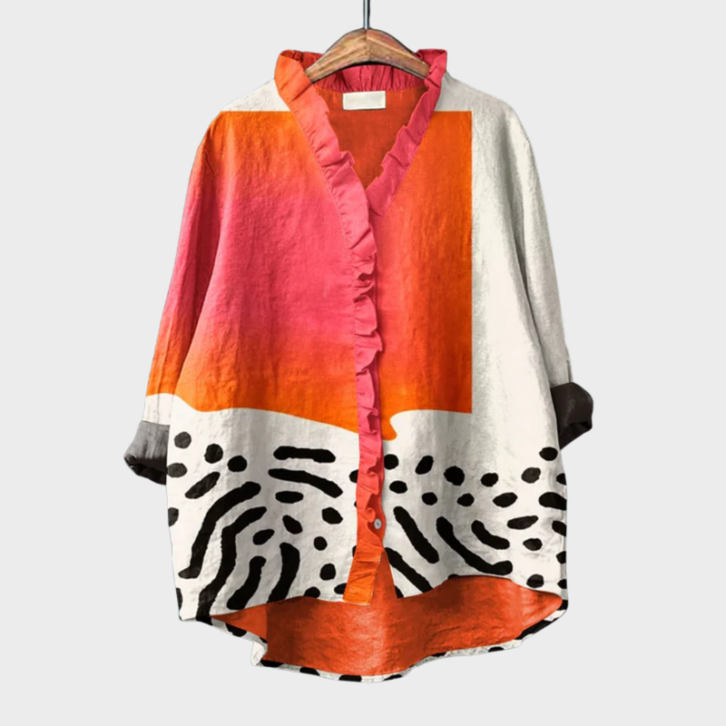 Melinda | Blouse Dos Lisse