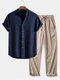 Bleu Marine & Marron