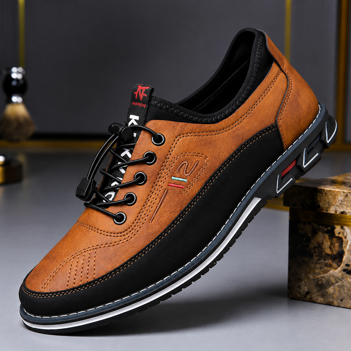 Paul™ | Chaussures en Cuir à Enfiler