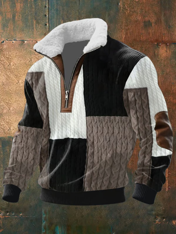 Pierre™ | Pull Zippé Col Fourrure