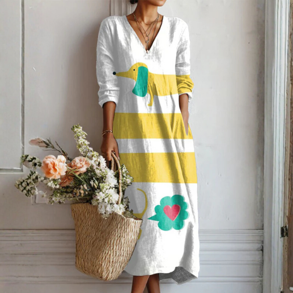 Lila | Robe Silhouette Sublimée