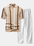 Marron Clair & Blanc