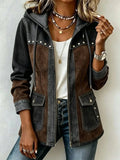 Gris anthracite / Marron