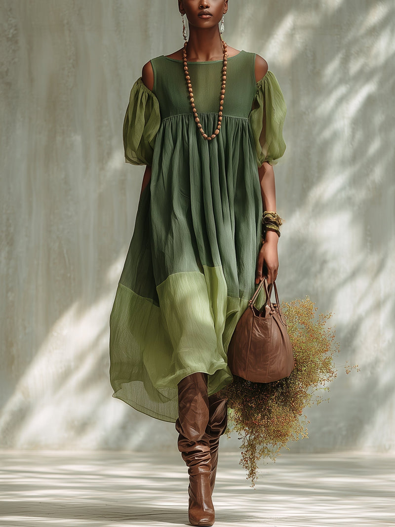 Sage | Robe Hanches Affinées
