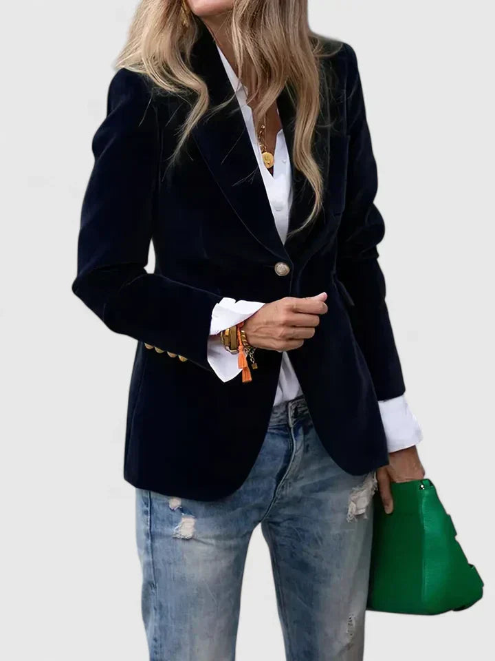Cassandra | Blazer Dos Lisse