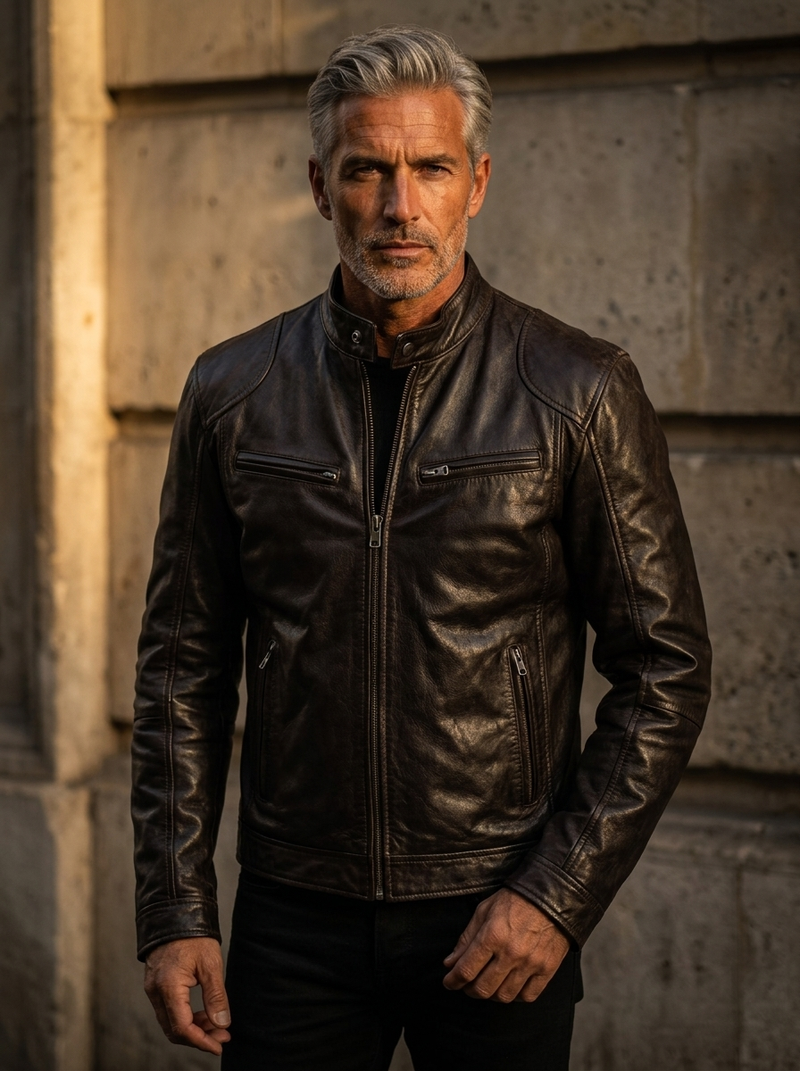 Kellan | Veste en Cuir
