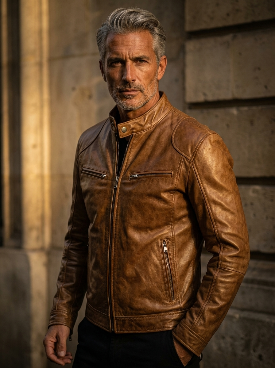 Mason | Veste en Cuir