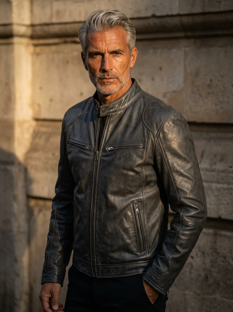 Sam | Veste en Cuir