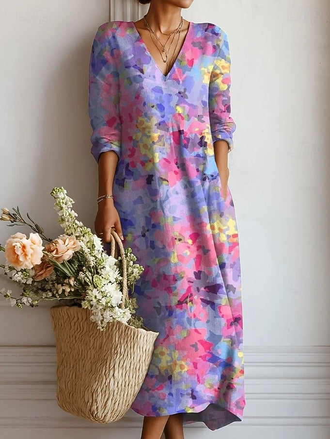 Lila | Robe Taille Marquée
